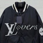 Jacket Louis Vuitton ‘LV Lovers’ Nylon Crystal Baseball - Image 4