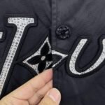 Jacket Louis Vuitton ‘LV Lovers’ Nylon Crystal Baseball - Image 5