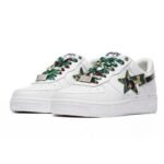 A Bathing Ape Bape Sta Low White ABC Camo Green