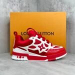 Louis Vuitton LV Skate Sneaker Red White - Image 2