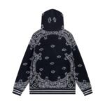 Amiri Bandana B-Ball Hoodie ‘BlackGrey’ - Image 2