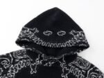 Amiri Bandana B-Ball Hoodie ‘BlackGrey’ - Image 5