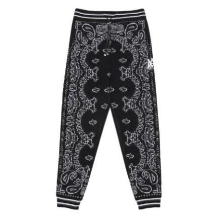 Amiri Bandana B-Ball Sweatpants ‘BlackGrey’