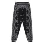 Amiri Bandana B-Ball Sweatpants ‘BlackGrey’ - Image 2