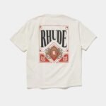 T-shirt Rhude Card ‘Vintage White’