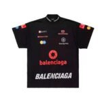 T-shirt Balenciaga Top League Oversized Black