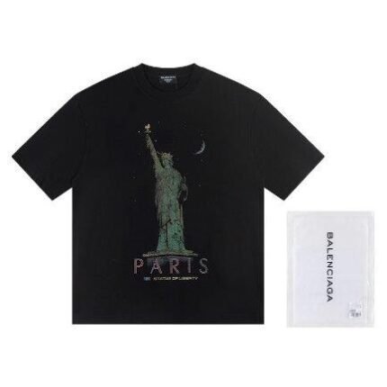 T-shirt Balenciaga Paris Statue Of Liberty