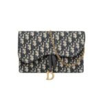 Pochette Dior Saddle Jacquard Oblique