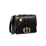 Shoulder Bag Dior 30 Montaigne Pelle di vitello Box nera - Image 2