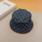 Bucket Hat Gucci GG Denim with Trim - Image 3