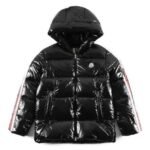 Jacket Puffer Moncler Black Hooded