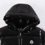 Jacket Puffer Moncler Black Hooded - Image 5