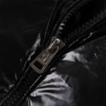 Jacket Puffer Moncler Black Hooded - Image 6