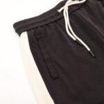 Shorts Essentials Black with Logo Print