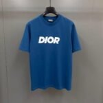 T-shirt Dior Logo Blue