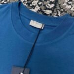 T-shirt Dior Logo Blue - Image 8