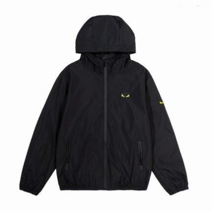 Jacket Windbreaker Fendi Eyes Black