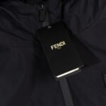 Jacket Windbreaker Fendi Eyes Black - Image 8