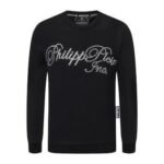Sweatshirt Philipp Plein Inc Rhinestone Logo