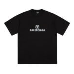 T-shirt Balenciaga BB Pixel Logo Black