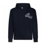 Hoodie Dior Black Be Nice Graphic