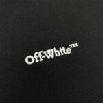 Hoodie Off-White Black Graphic - Image 4