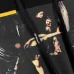 Hoodie Off-White Black with Yellow Arrows - Image 7