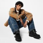 Boot Louis Vuitton x Timberland Ankle Black - Image 2