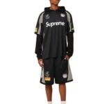 Set Supreme Hooded Soccer Black