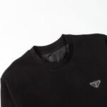 Sweatshirt Prada Black Logo Crewneck - Image 5