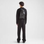 Sweatshirt Prada Black Logo Crewneck - Image 14