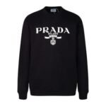Sweatshirt Prada Milano Black Crewneck