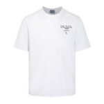 T-shirt Prada Milano Crest Logo White