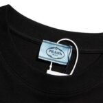 T-shirt Prada Milano Crest Logo Black - Image 8