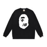 BAPE x New Balance Logo Sweatshirt Black