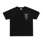 T-shirt BAPE Japan Map Embroidery Black