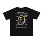 T-shirt BAPE Japan Map Embroidery Black - Image 2