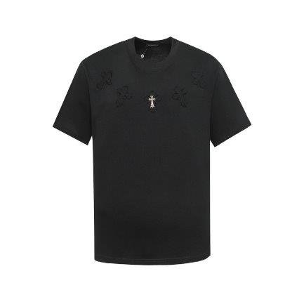 IMG6701 T-shirt Chrome Hearts Black Cross Embroidery - Image 1