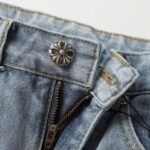 Jeans Chrome Hearts Multicolor Cross Patch - Image 5