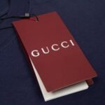 Gucci T-shirt GG Logo Print Navy - Image 7