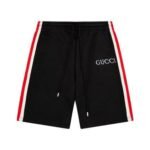 Shorts Gucci Stripe Logo Black