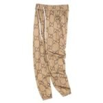 Pants Gucci Monogram Beige Joggers - Image 3