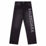 Jeans Balenciaga BB Logo Blue