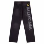 Jeans Balenciaga BB Logo Blue - Image 2