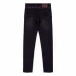 Jeans Balenciaga Logo Waistband Black