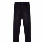 Jeans Balenciaga Logo Waistband Black - Image 2