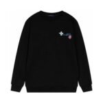 Sweatshirt Louis Vuitton Colorful Logo Black
