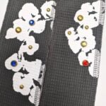 Durag Denim Tears Floral Embellished Black - Image 3