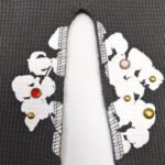 Durag Denim Tears Floral Embellished Black - Image 4