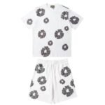 Set Denim Tears Grey Clouds White